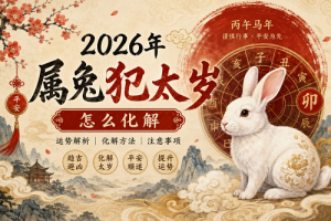 2026年属兔犯太岁怎么化解