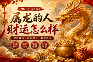 2026年属龙的人财运怎么样