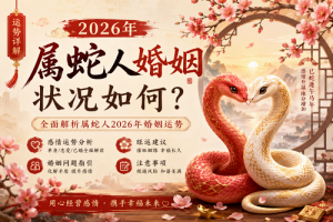 2026年属蛇人的婚姻状况如何