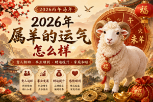 2026年属羊的运气怎么样