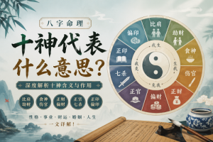 八字命理中的十神所代表的意思是什么