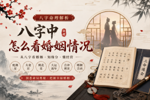 八字中怎么看婚姻情况