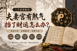 夫妻宫有煞气挡了财运怎么办