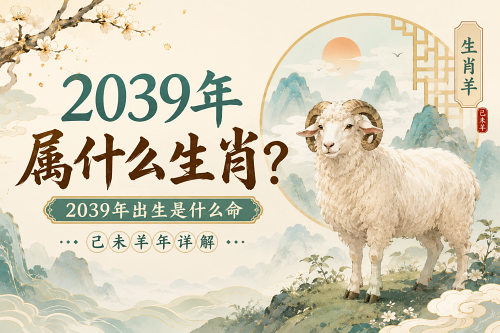 2039年属什么生肖