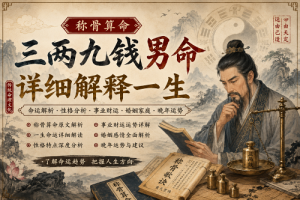 三两九钱男命详细解释一生