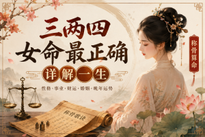 三两四女命最正确详解一生