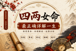 四两女命最正确详解一生