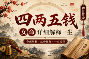 四两五钱女命详细解释一生