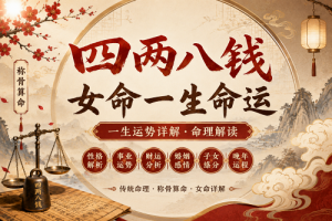 四两八钱女命一生命运
