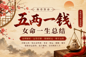 五两一钱女命一生总结