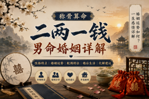 二两一钱男命婚姻详解