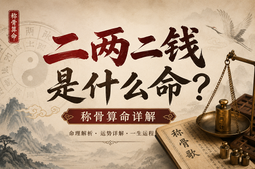 二两二钱是什么命 二两二钱是什么命