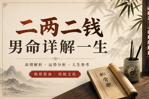 二两二钱男命详解一生 二两二钱男命详解一生