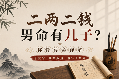 二两二钱男命有几子 二两二钱男命有几子