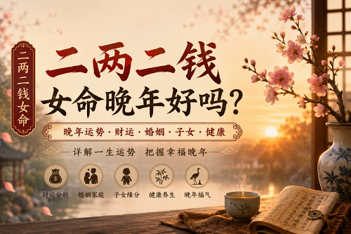 二两二钱女命晚年好吗 二两二钱女命晚年好吗