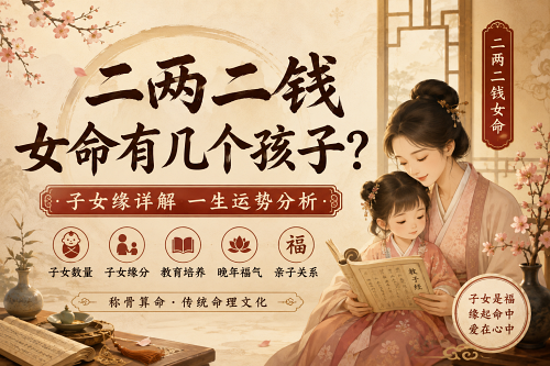 二两二钱女命有几个孩子