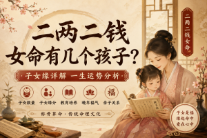 二两二钱女命有几个孩子