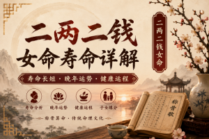 二两二钱女命寿命活多久