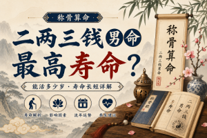 二两三钱男命最高寿命
