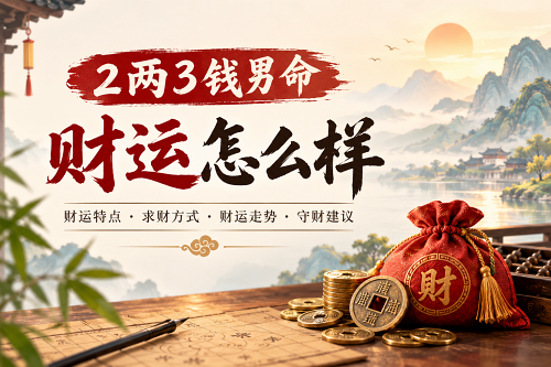 2两3钱男命财运怎么样