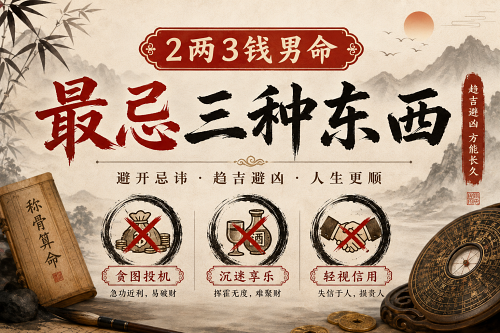 2两3钱男命最忌三种东西