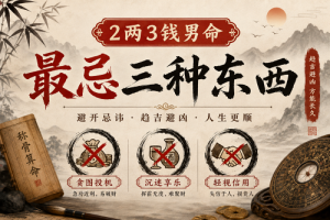 2两3钱男命最忌三种东西
