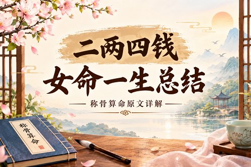 二两四钱女命一生总结 二两四钱女命一生总结