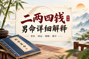 二两四钱男命详细解释