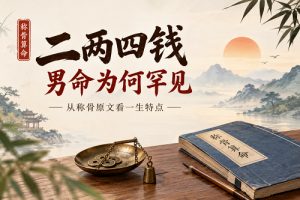二两四钱男命为何罕见