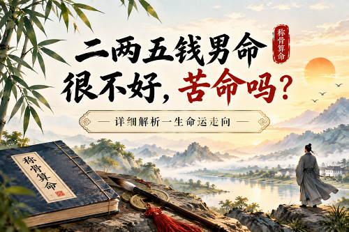 二两五钱男命很不好苦命吗? 二两五钱男命很不好苦命吗?