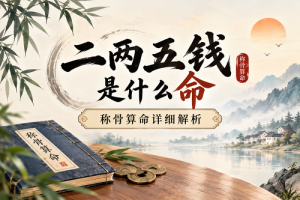 二两五钱是什么命