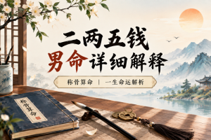 二两五钱男命详细解释