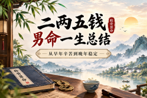 二两五钱男命一生总结