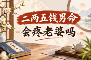 二两五钱男命会疼老婆吗