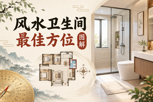 风水卫生间最佳方位图解 风水卫生间最佳方位图解