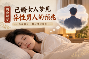 已婚女人梦见异性男人的预兆