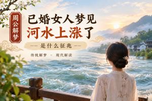 已婚女人梦见河水上涨了是什么征兆