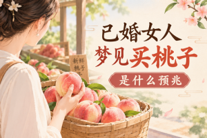 已婚女人梦见买桃子是什么预兆