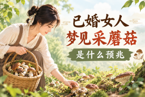 已婚女人梦见采蘑菇是什么预兆