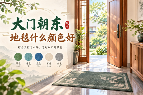 大门朝东地毯什么颜色好 大门朝东地毯什么颜色好