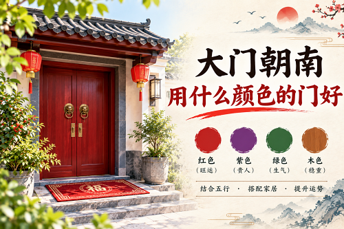 大门朝南用什么颜色的门好 大门朝南用什么颜色的门好