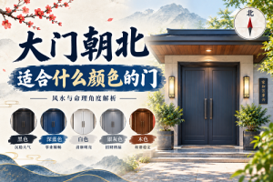 大门朝北适合什么颜色的门