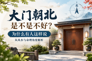 大门朝北是不是不好？为什么有人这样说