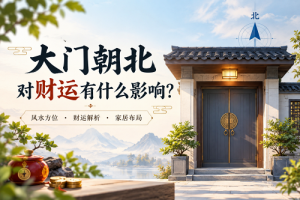 大门朝北对财运有什么影响？