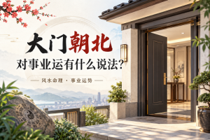 大门朝北对事业运有什么说法？