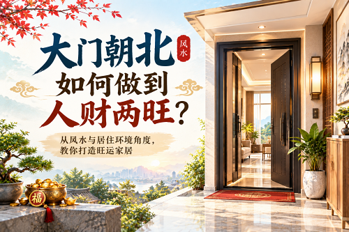 大门朝北如何做到人财两旺？