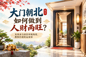 大门朝北如何做到人财两旺？