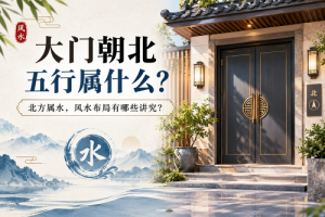 大门朝北五行属什么？