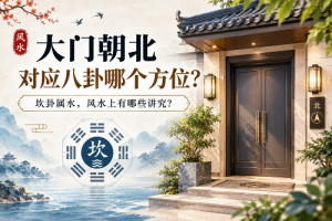 大门朝北对应八卦哪个方位？