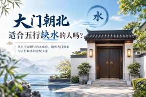 大门朝北适合五行缺水的人吗